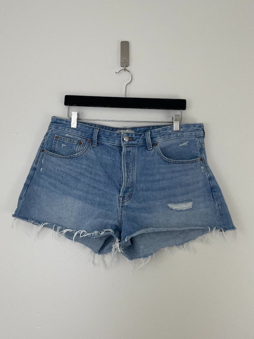 Madewell The Curvy Brynn Denim Shorts in Hallstead Wash Size 31